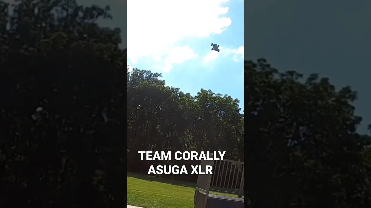 ASUGA XLR best buggy to do it MASSIVE AIR out at the skate park #teamcorally