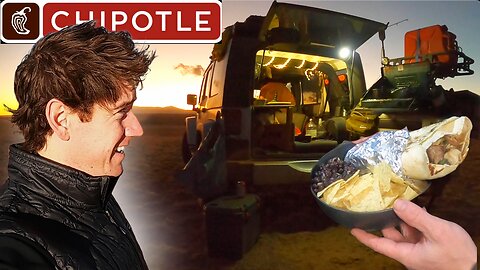 SPICY Chipotle Burrito Camping Meal | Winter Car Camping