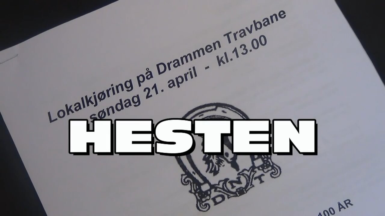 Hesten, første gang med nummer