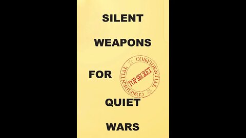 Silent Weapons for Quiet Wars - Summary