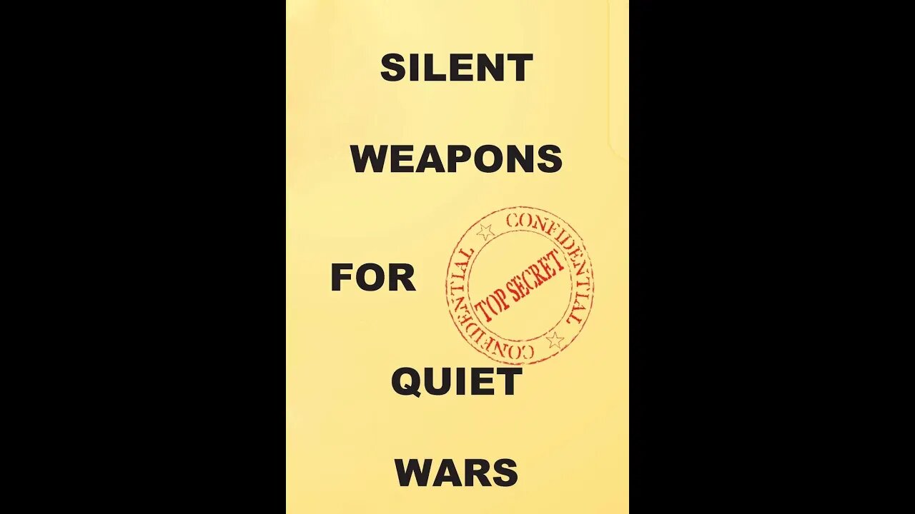 Silent Weapons for Quiet Wars - Summary