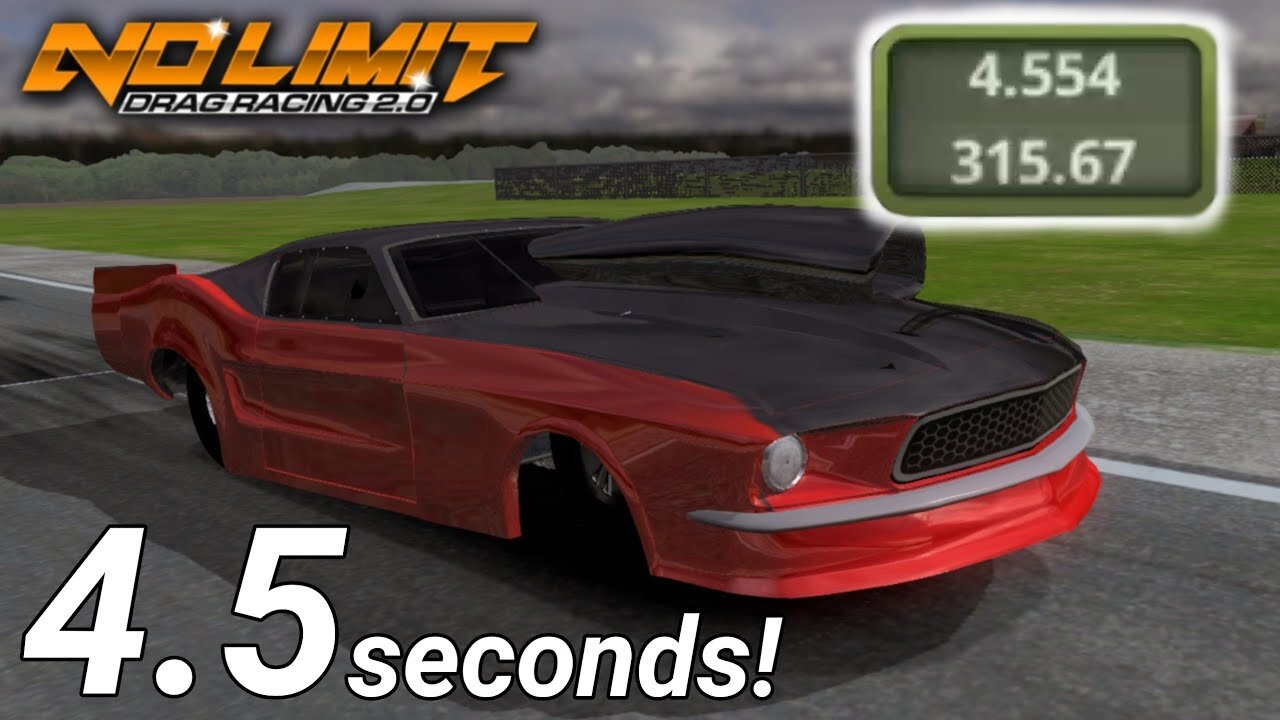 4.5 Seconds Pro Mod Mustang Tune! Division X Update | No Lim