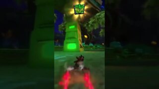 Red Lava Rock Wheels Gameplay - Crash Team Racing Nitro-Fueled (Tire Effect)