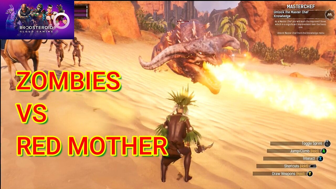 Conan Exiles Zombies vs Red Mother Isle of Siptha Busty #Boosteroid #conanexiles