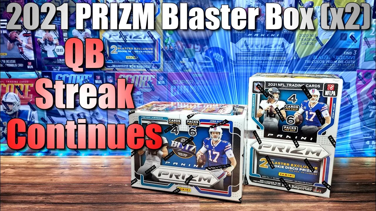 When Ahead, KEEP RIPPING! | 2021 Prizm Football Blaster Box (x2)