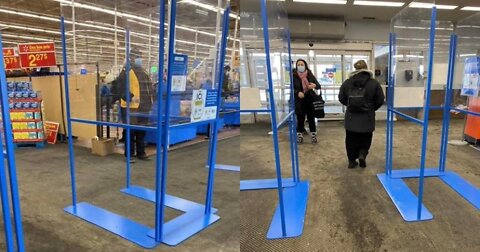 Vaccine Passport Scanner Booths Installed in Canadian Walmarts to Screen Customers