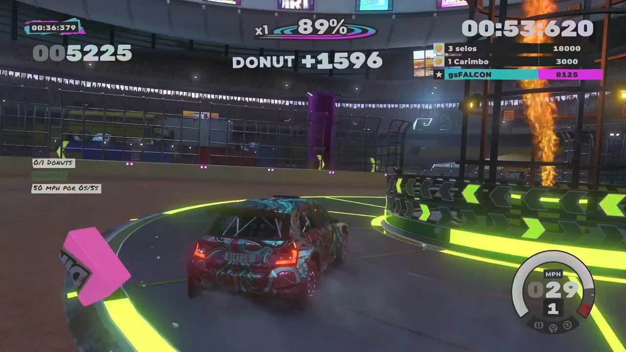 DIRT5 - Vai precisar de pneus novos (GOLD) Conclua uma derrapagem de 100m