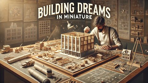 Witness a genius crafting a tiny building with jaw-dropping precision!