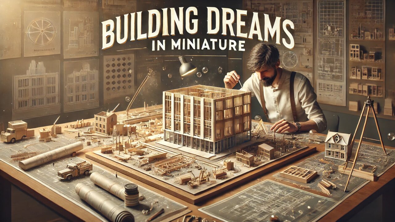 Witness a genius crafting a tiny building with jaw-dropping precision!