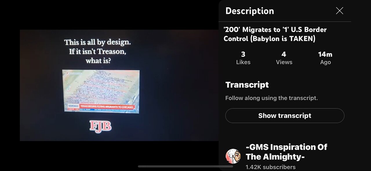 ‘200’ Migrants to ‘1’ U.S. Border Control (Babylon aka America is TAKEN)