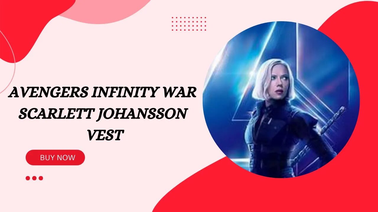 AVENGERS INFINITY WAR || NATASHA ROMANOFF || VEST