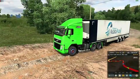 ATUM ENLATADO - ARARAQUARA x LIMEIRA - MAPA ROTAS BRASIL - EURO TRUCK SIMULATOR 2 1.43