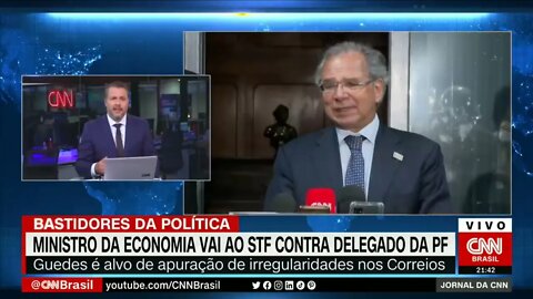 Ministro da Economia Paulo Guedes vai ao STF contra delegado da PF | @SHORTS CNN