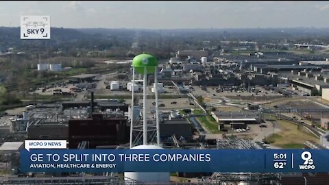 GE to split into 3 companies