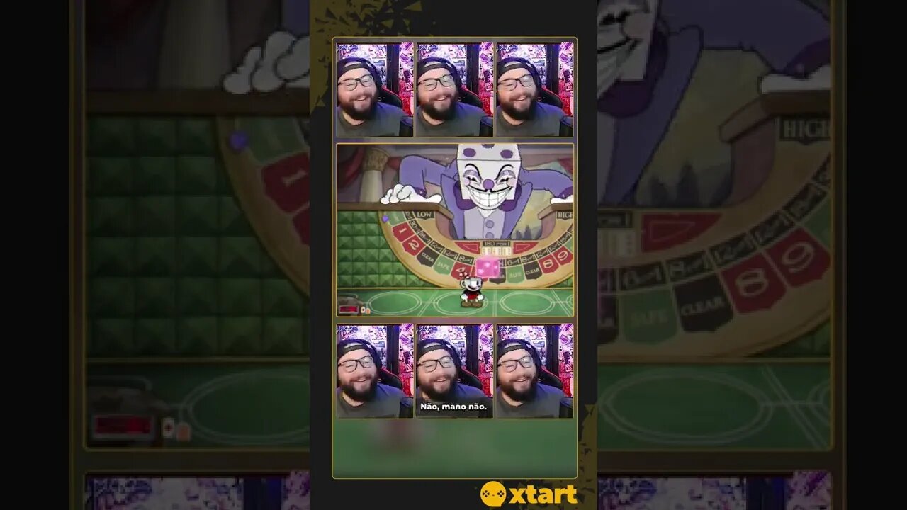 Eu nunca consigo acertar este dado maldito! #cuphead #cupheadgame #cupheadshow #cupheadmemes #shorts