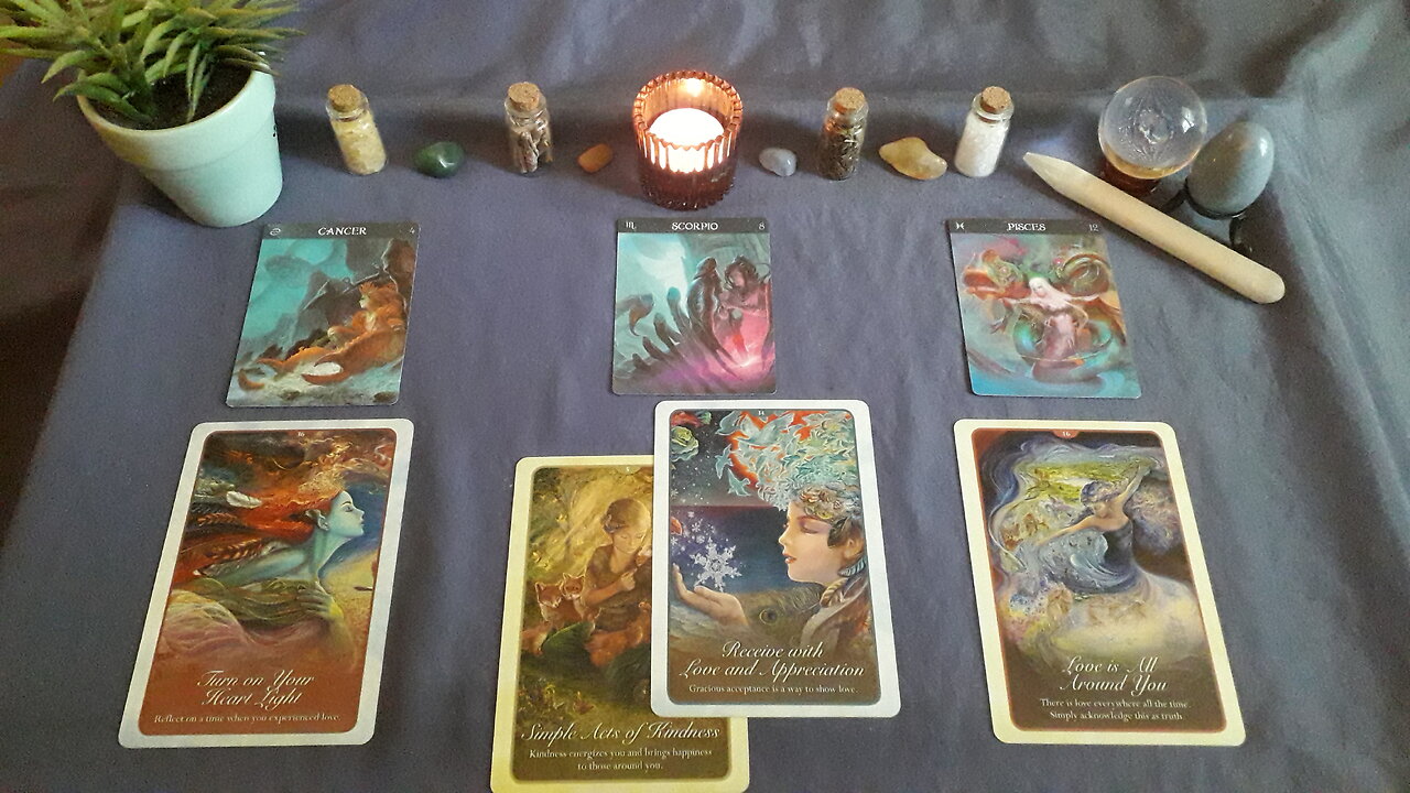 Timestamped Tarot Messages for CANCER, SCORPIO & PISCES - 21-30 June 2024