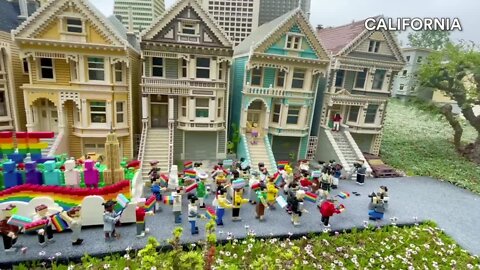 LEGOLAND California flaunts its LGBTQ+ Pride in miniature parade
