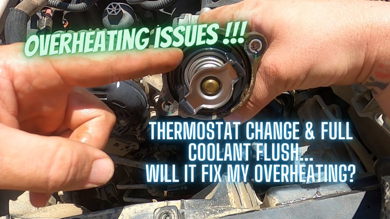 Diagnosing and Fixing Overheating Issues in Jeep JK - Thermostat removal and coolant flush