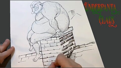 Underpanta Claus from Legendary Cyberfrog Artist, Ethan Van Sciver