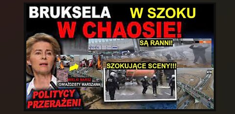 WIELKI PROTEST ROLNIKÓW BRUKSELA SĄ RANNI POLSCY POSŁOWIE WROGAMI UKRAINY
