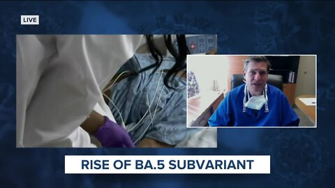 BA.5 variant driving up COVID community level, reinfections happening sooner