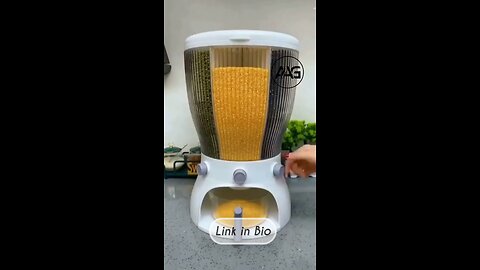 Grain Dispenser Rice Dry Food Grain Dried Fruit Storage Containers