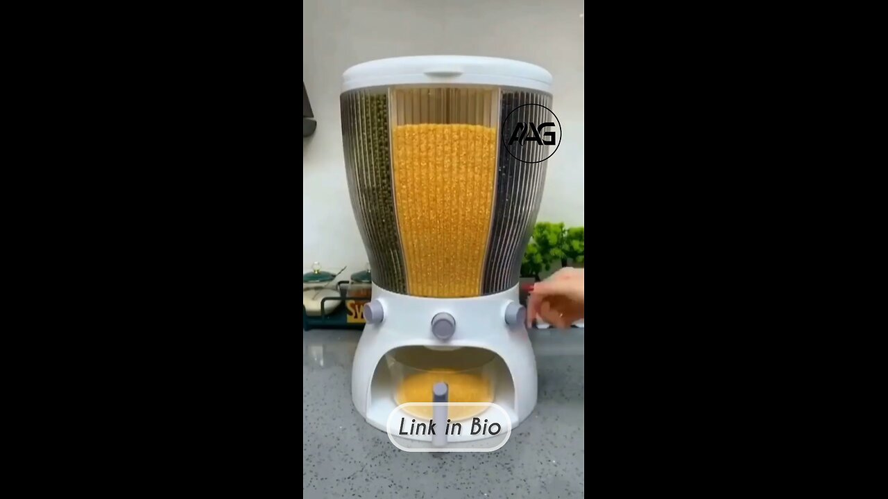 Grain Dispenser Rice Dry Food Grain Dried Fruit Storage Containers