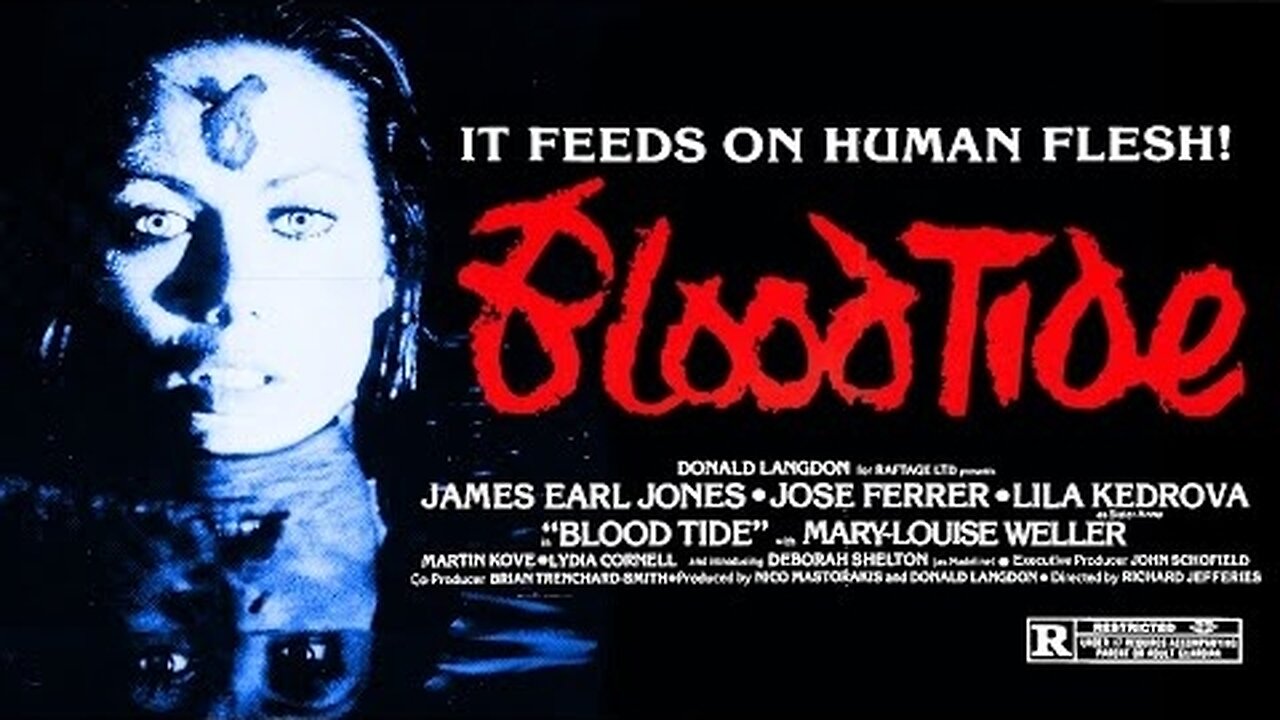 BLOOD TIDE 1982 Greek Island Explorer Accidentally Releases a Demon Serpent FULL MOVIE HD & W/S