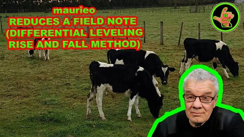 maurieo REDUCES A FIELD NOTE (DIFFERENTIAL LEVELING RISE AND FALL METHOD)