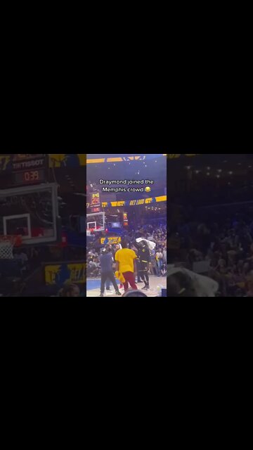 Draymond had to join the Memphis crowd as the Warriors got blown out