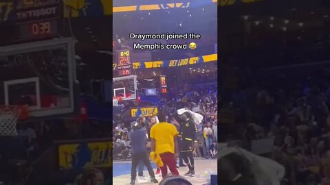 Draymond had to join the Memphis crowd as the Warriors got blown out