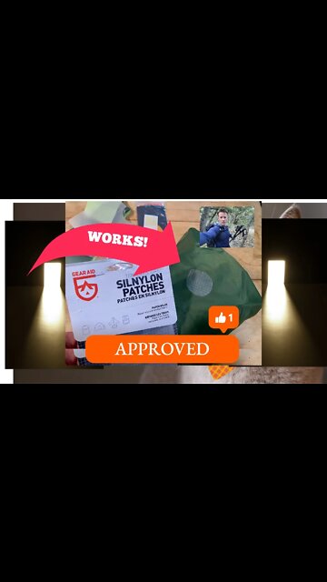 Silnylon patches saved my trip! Link below! GEAR AID Tenacious Tape