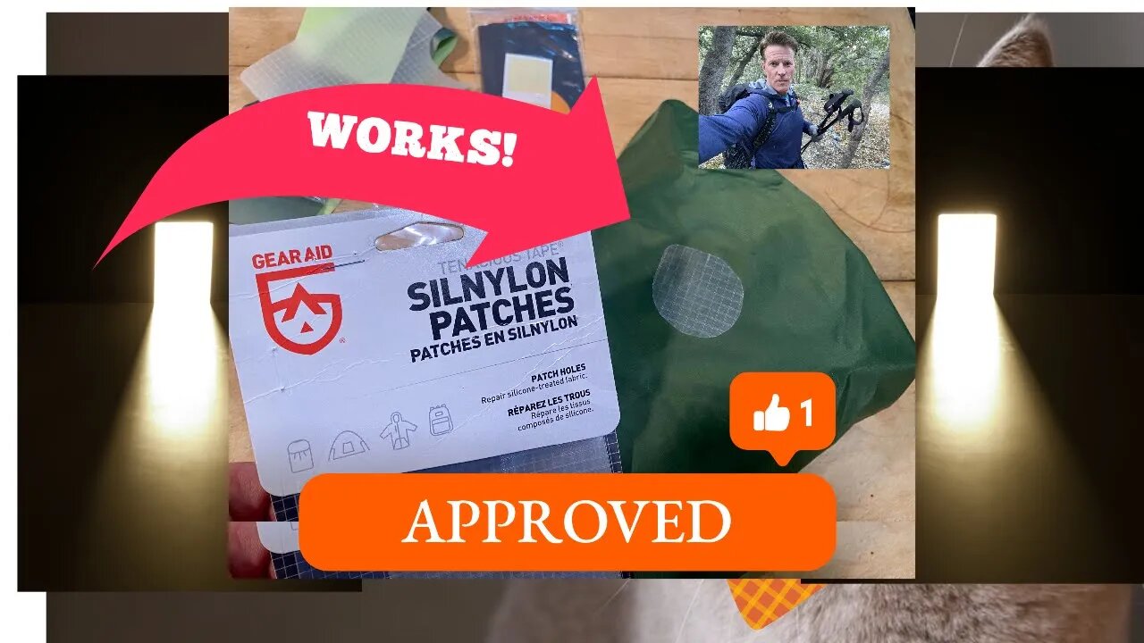 Silnylon patches saved my trip! Link below! GEAR AID Tenacious Tape
