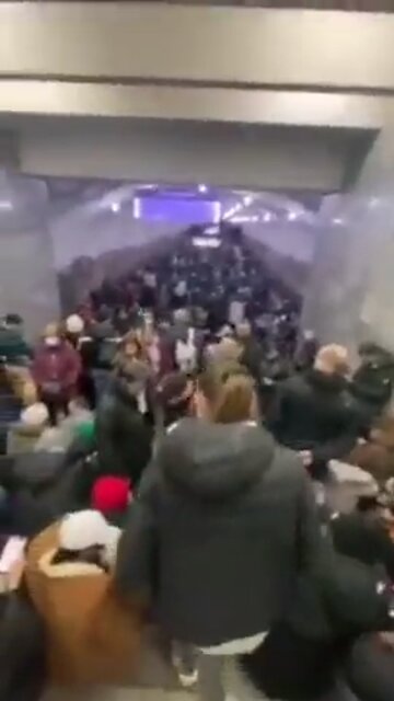 Харьков Kharkiv Ukraine subway bomb shelter.