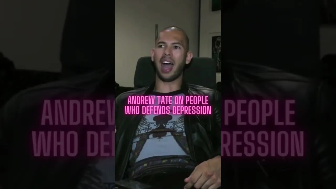 Andrew Tate on people who defends depression #Shorts