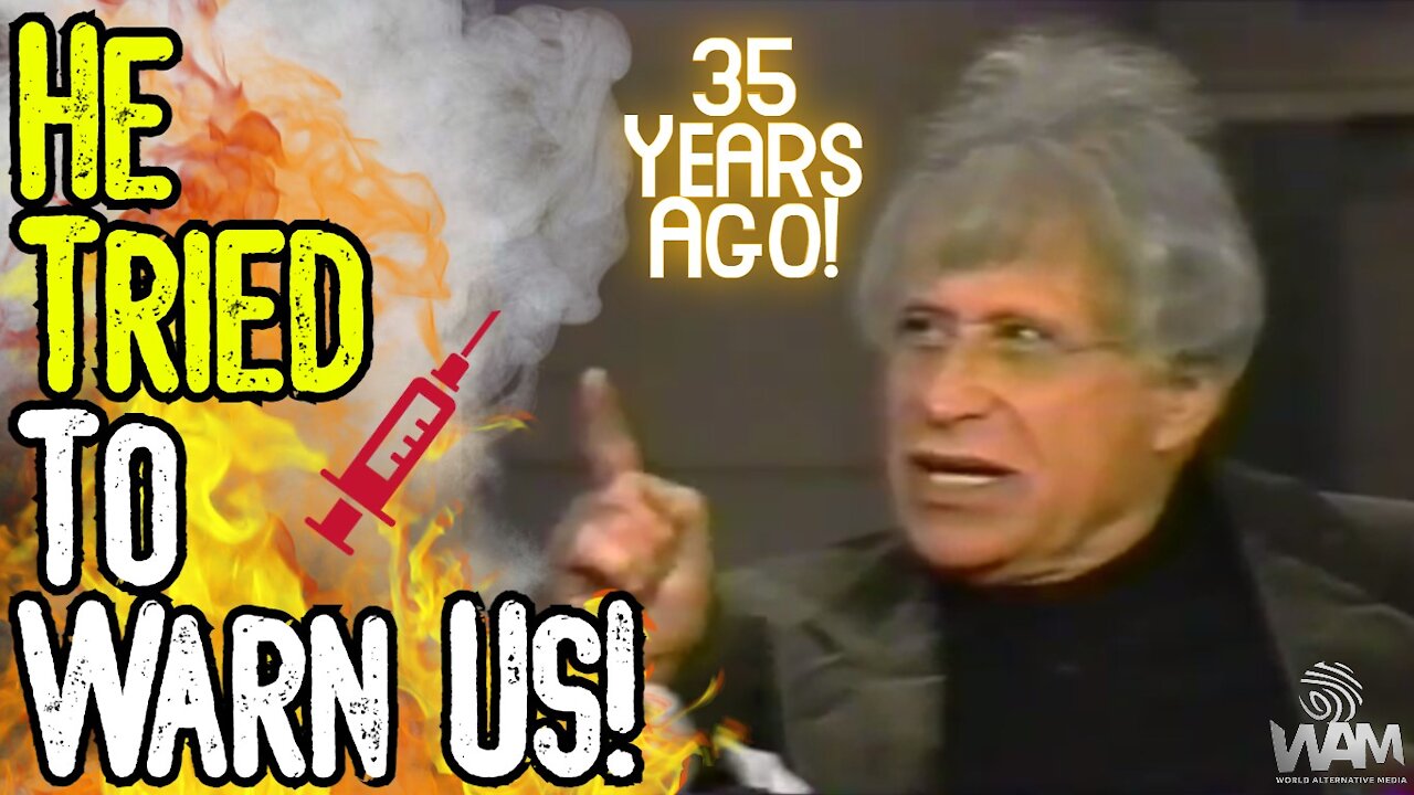 HE TRIED TO WARN US! - 35 Years Ago THIS MAN WARNED THE WORLD Of Mass Murdering Big Pharma!