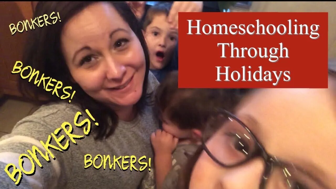 Holiday Homeschooling /Homeschooling Through The Holidays / Homeschool DITL