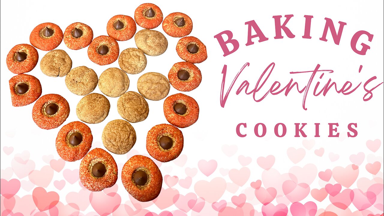 2 Valentine Cookies in 1 video!