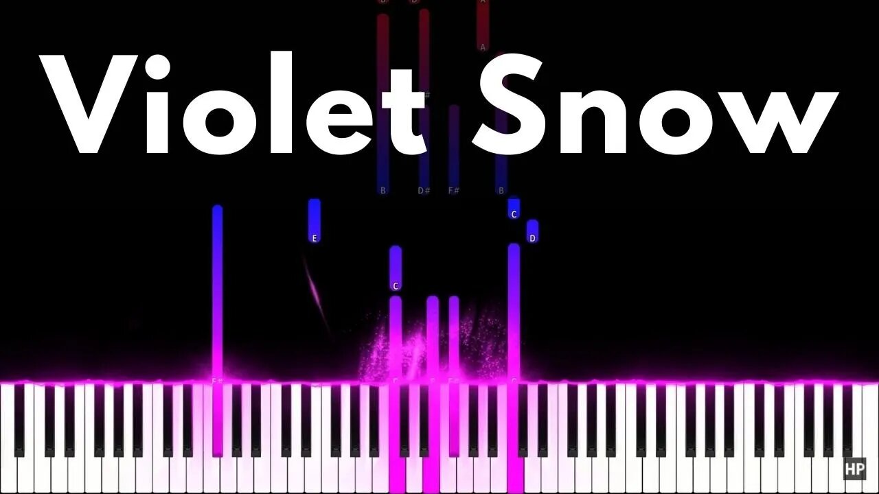 Violet Snow Piano Tutorial