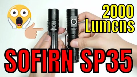 Sofirn SP35 Flashlight Kit Review - 2000 lumens, USB Type-C charging & 21700 battery Included