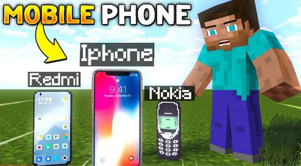 I Can Craft MOBILE PHONES | Minecraft World