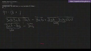 Number Sense (2): Problem 3