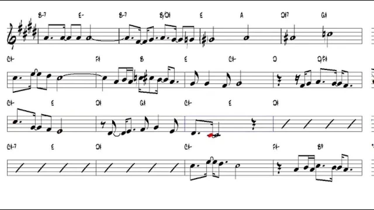 Dark Is the Night Soviet song Alto Sax