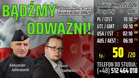 BĄDŹMY ODWAŻNI! - Olszański, Osadowski NPTV (25.05.2020)