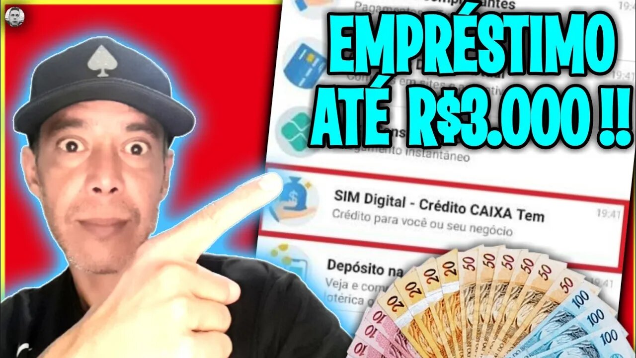 Como CONSEGUIR EMPRÉSTIMO de 1.000 Até 3.000 REAIS no CAIXA TEM. #youtube #dicas