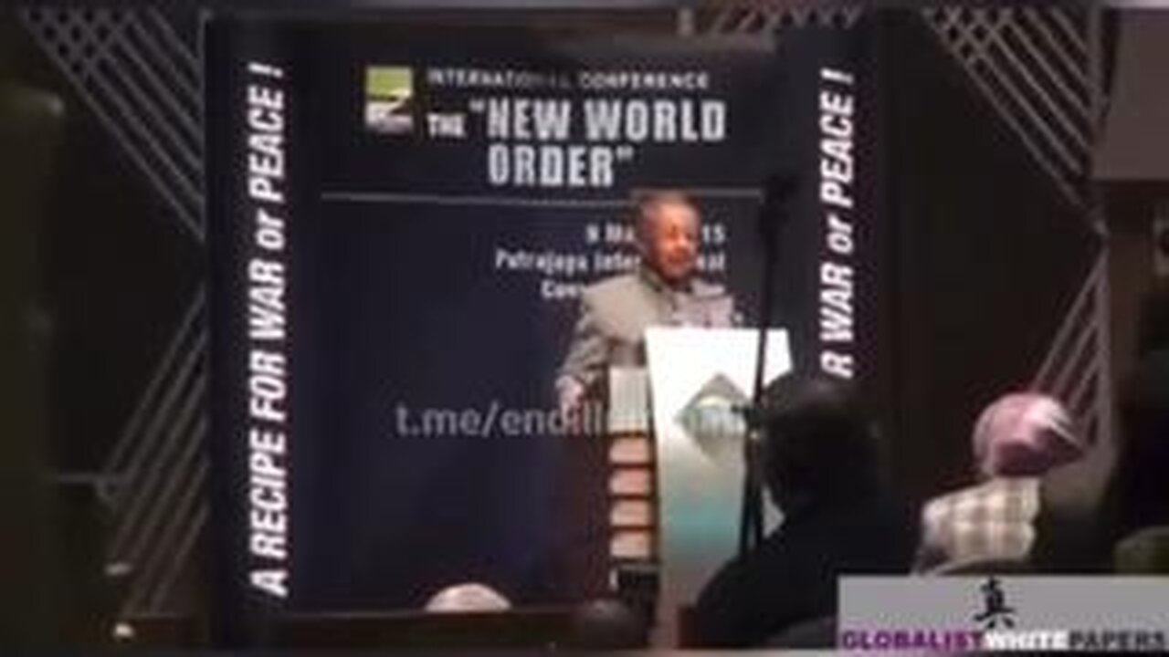 Former Malaysia Prime Minister: Dr. Mahathir, talks about a one World Government in 2015