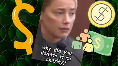 THE CHARITY DONATIONS…