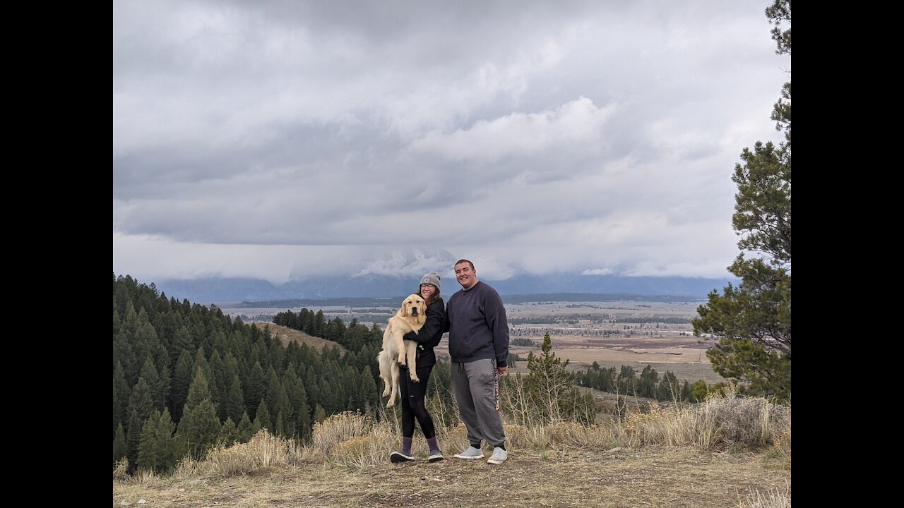 Grand Tetons: Part 1- Fleeing a snowstorm, a closed road, and starting a fire from scratch