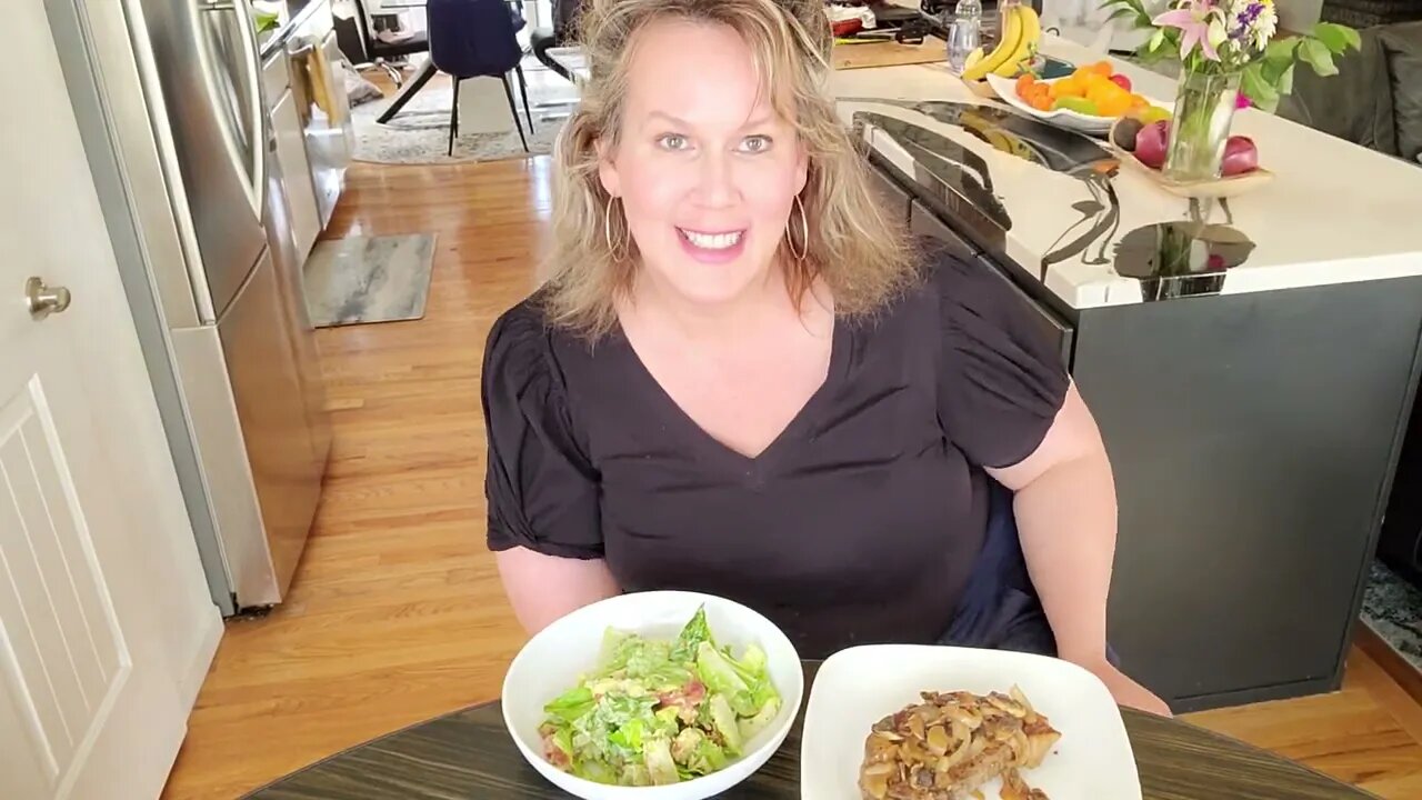 Steak and Salad For Dinner