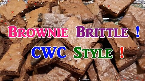 Cannabis Brownie Brittle